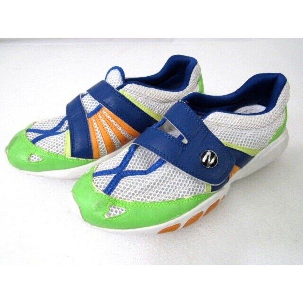 Zeko Drainable Unisex Fish Boating Lime Green Blue Water Shoes M Sz 8 W Size 9.5